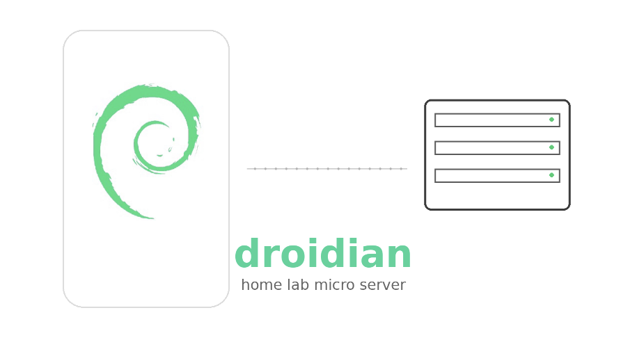 Droidian compatible phone as a home server